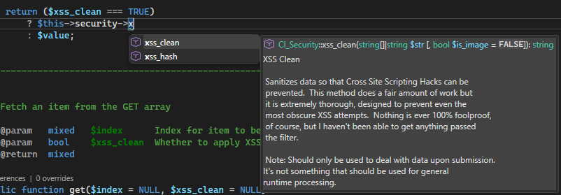 CI3 completion